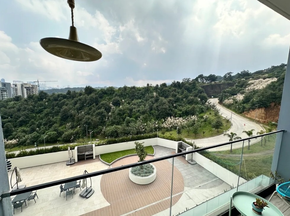 Terraza, otro ángulo · MORAT Bosque Real · 98 m²