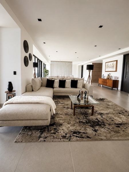 Sala principal con ventanales