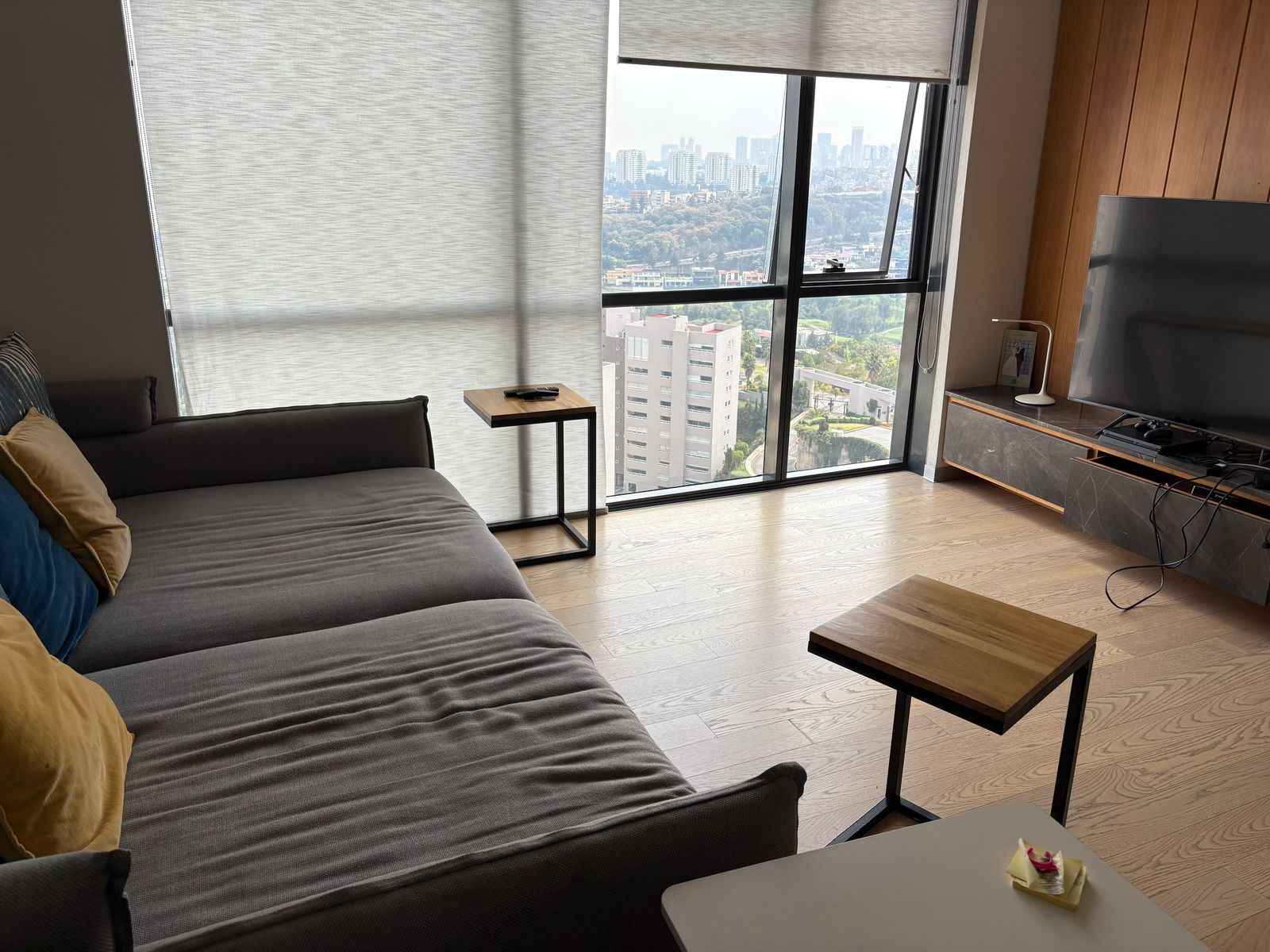 Sala, otro ángulo · CENTRAL PARK Bosque Real · 190 m²