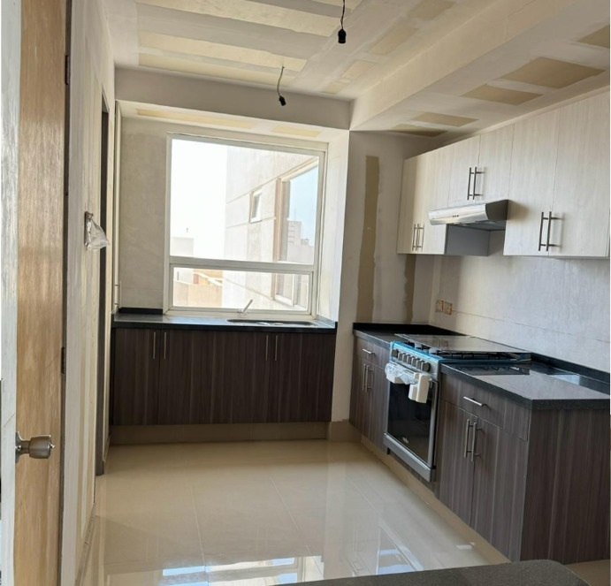 Cocina de la unidad · LA PALOMA Bosque Real · 171 m² en obra blanca