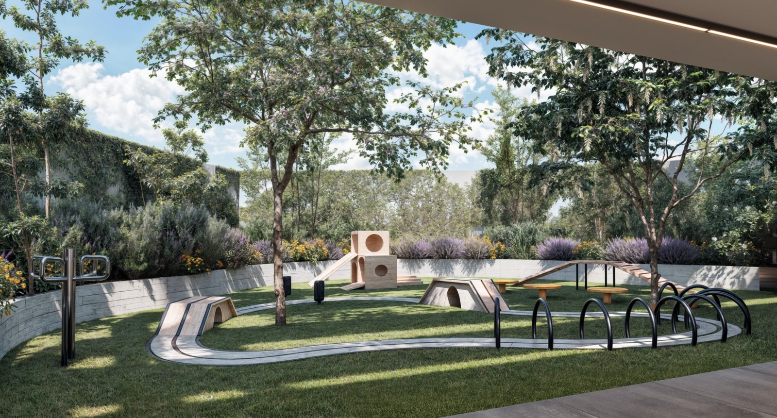 Jardines del desarrollo · BLUE Bosque Real · 155 m²