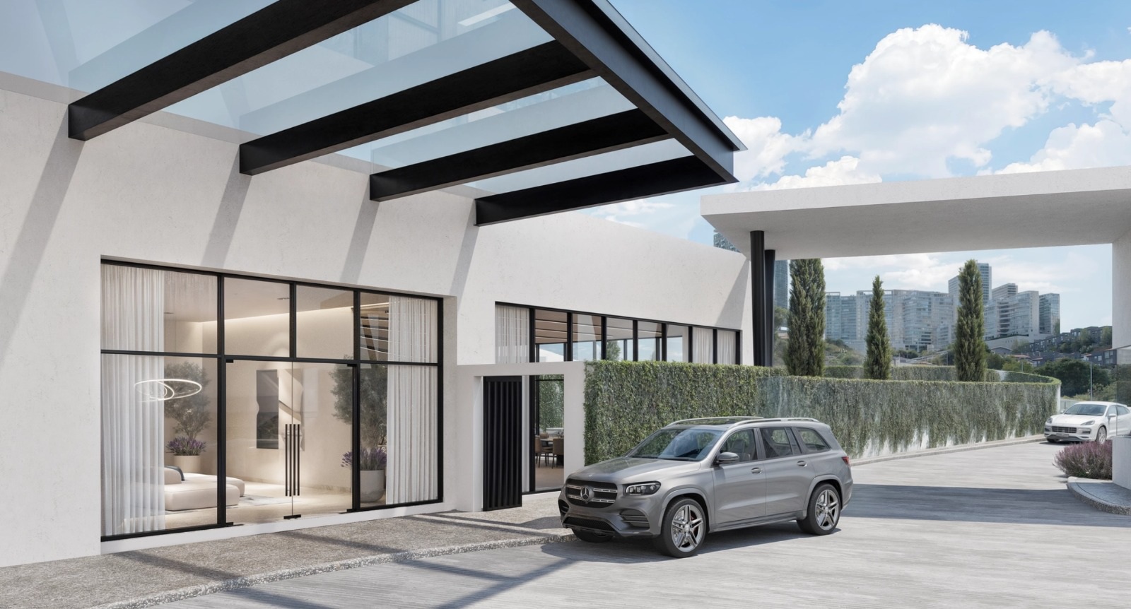 Acceso del desarrollo · BLUE Bosque Real · 155 m²