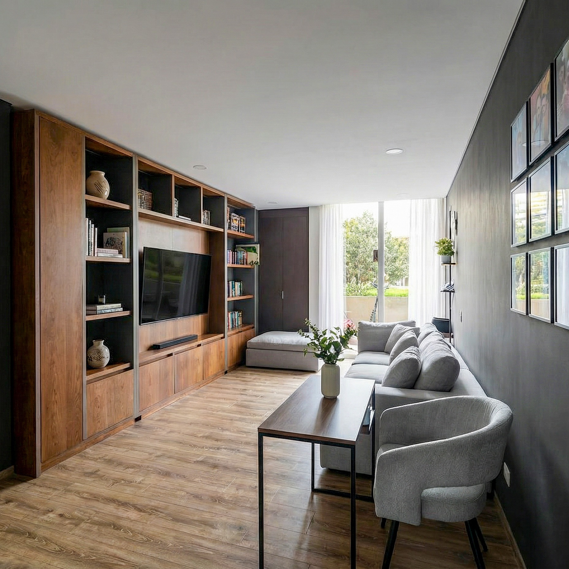Área de estar de la unidad · VIEW Bosque Real · 305 m²