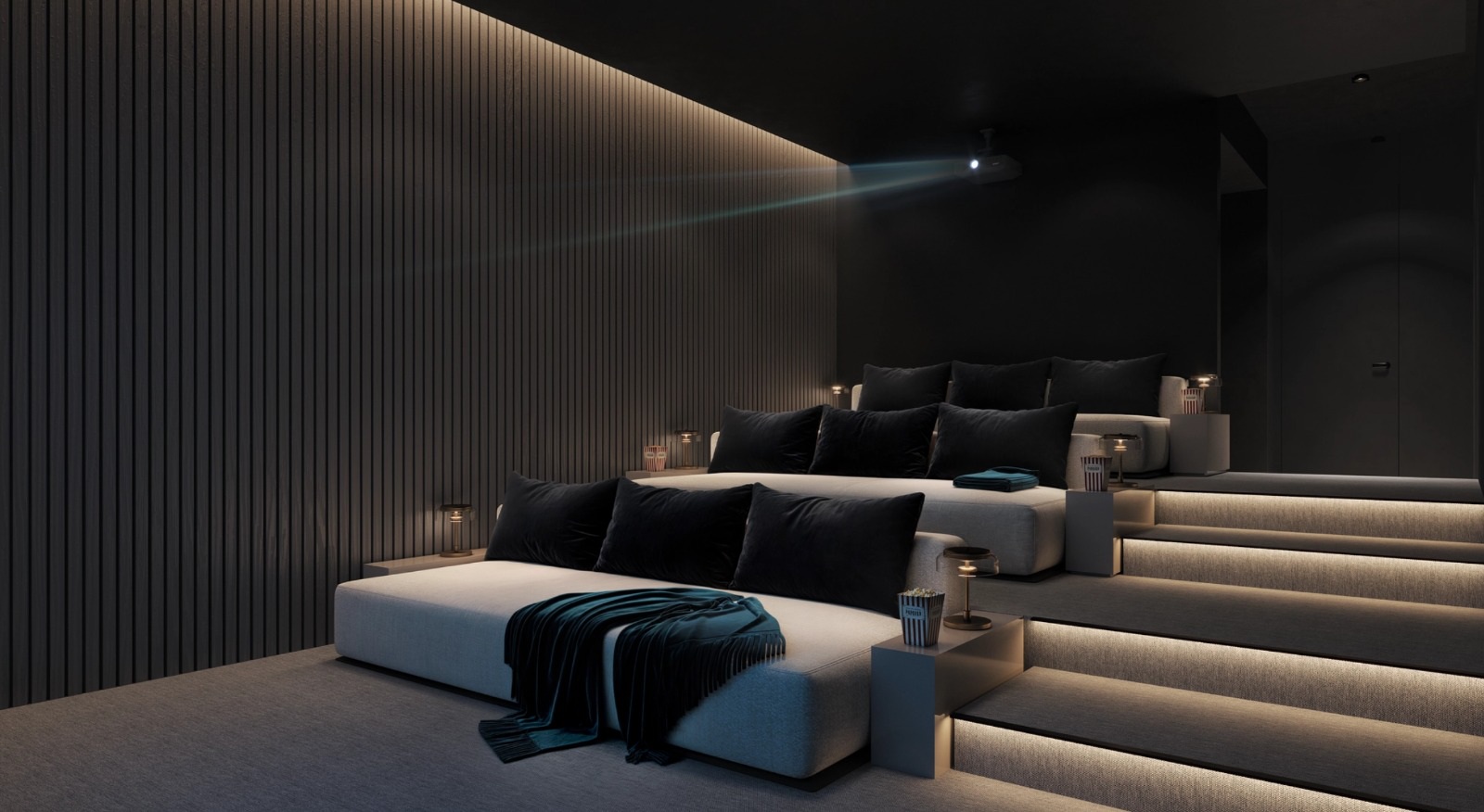 Sala de cine del desarrollo · BLUE Bosque Real · 155 m²