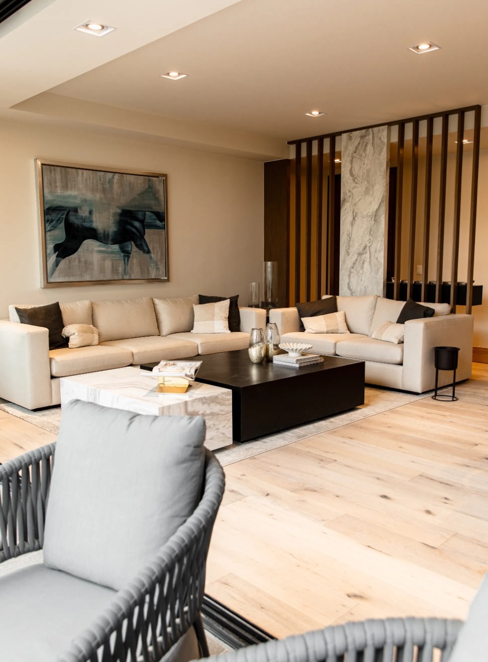 Estancia, otro ángulo · BLUE Bosque Real · 155 m²